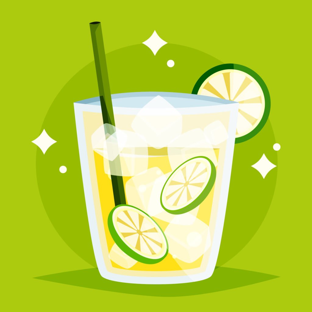 Iced Green Tea with Lemon