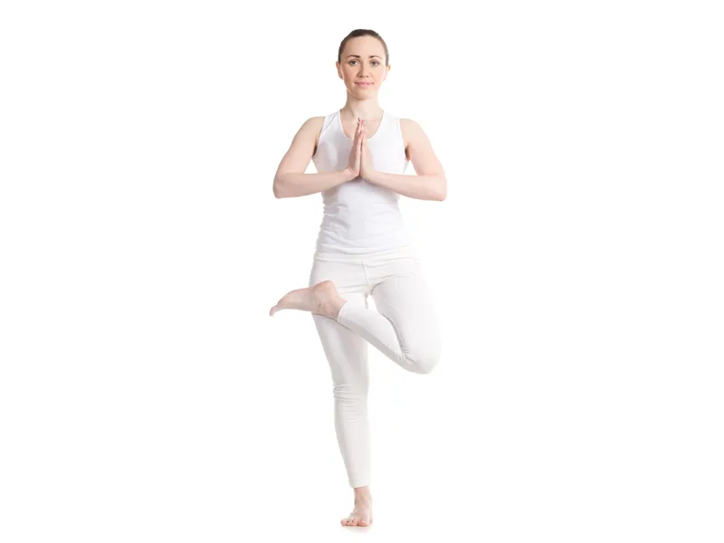 Half Lotus Vrikshasana