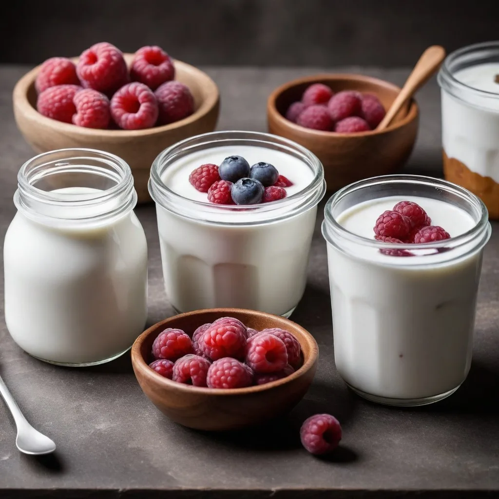 Natural probiotics for women - yogurt and other fermented dairy products