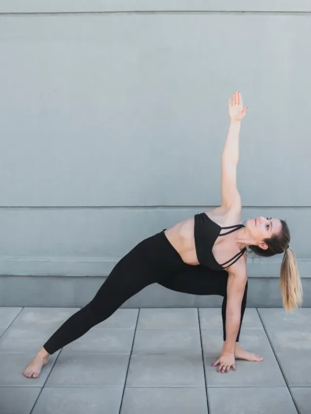 Trikonasana or Triangle Pose