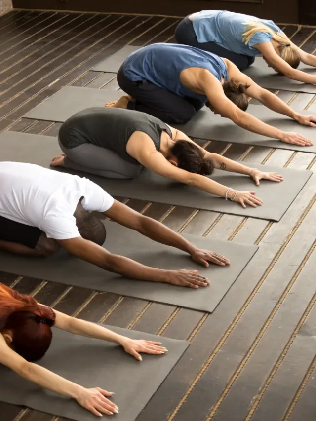 Balasana or Childs pose